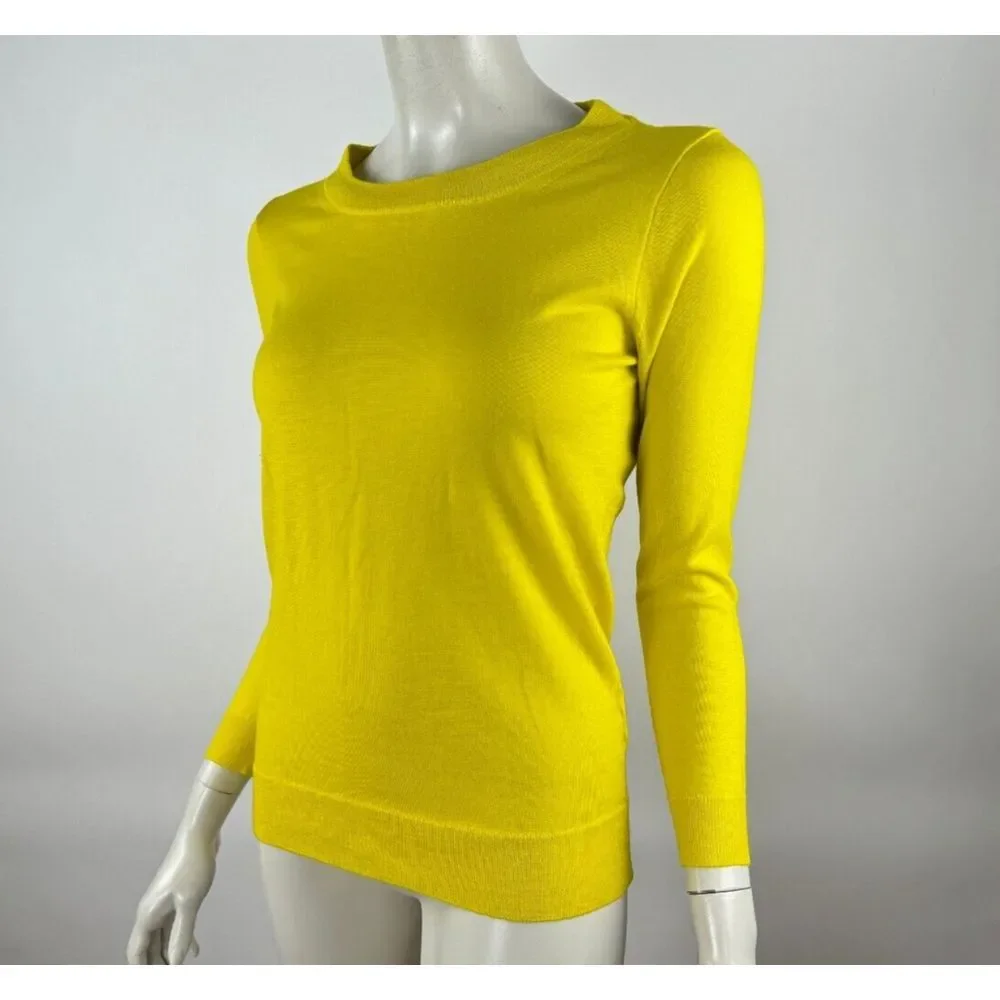 J Crew Merino Wool Long Sleeve Sweater‎ Women XS NWT Lightweight Pullover E1277